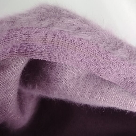 Kangol made in UK angora blend hat balaclava purple lavender violet Judy - Picture 16 of 16